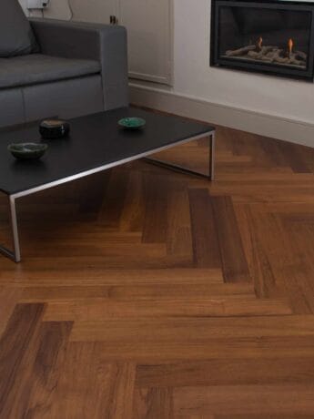 Plantation Burma Teak Herringbone Wood Flooring