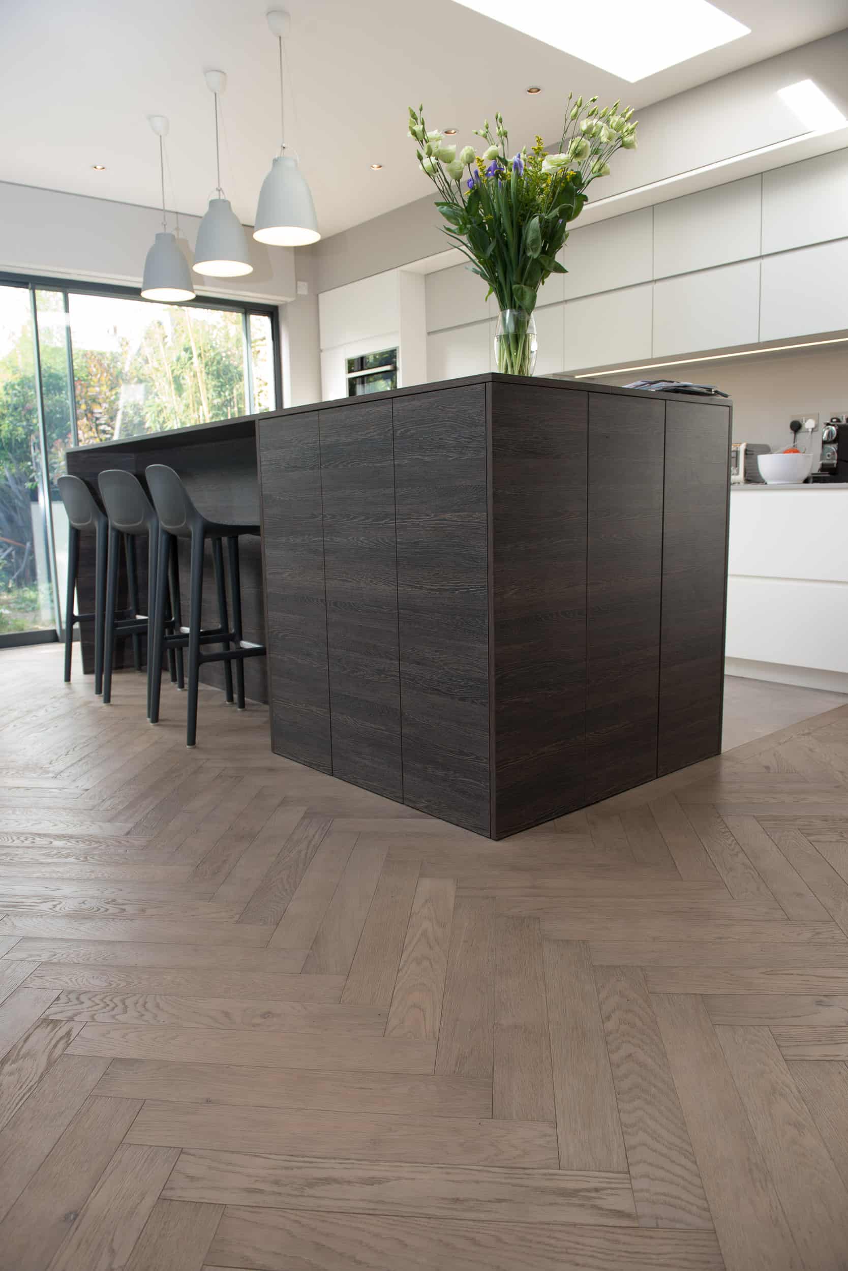 Dominica Oak Wood Flooring in Kitchen