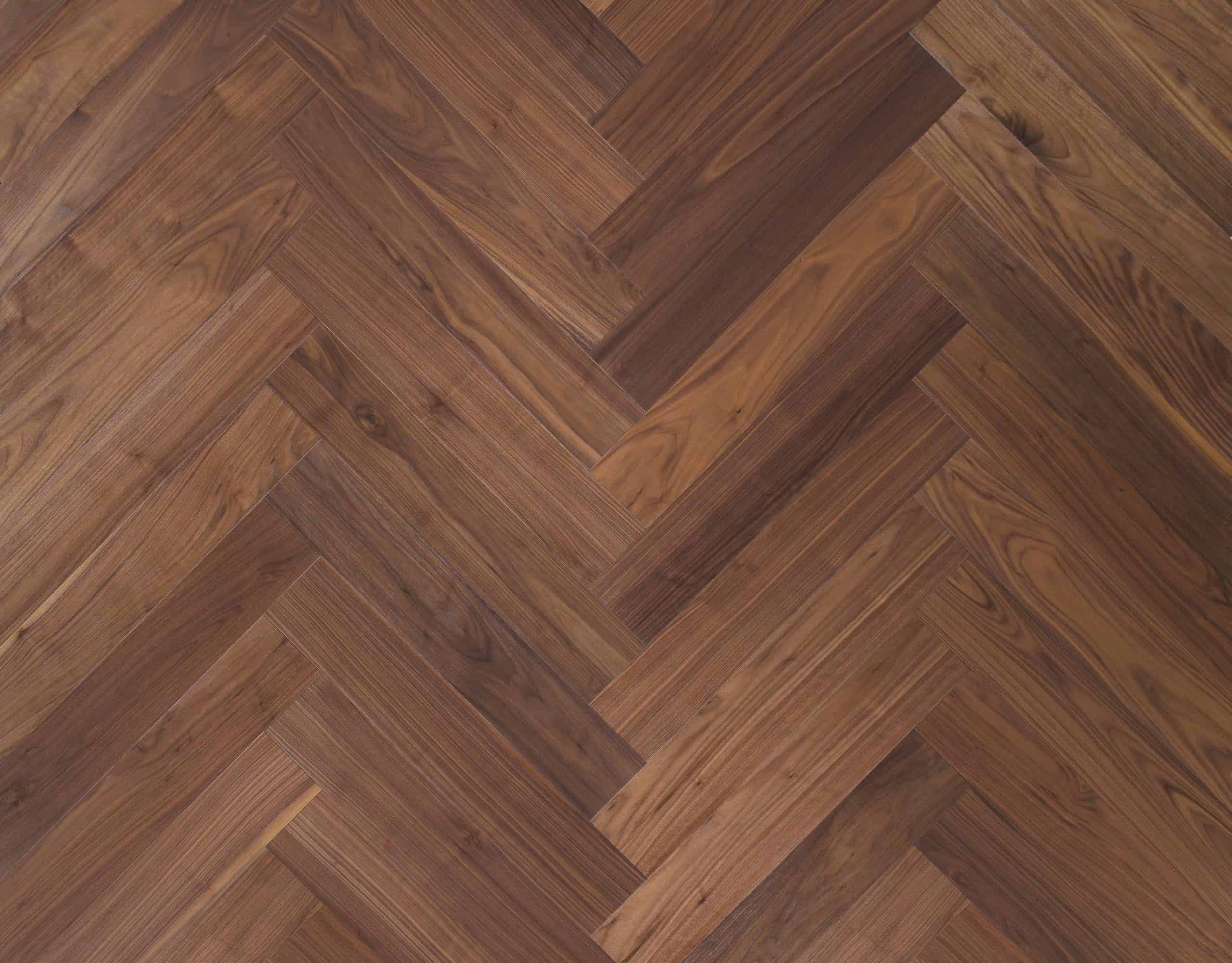American Walnut Herringbone Parquet Store Urbane Living