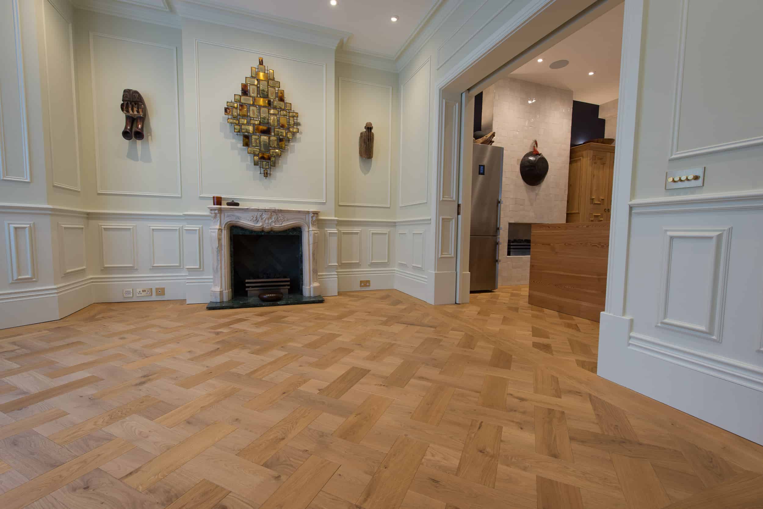 Basket weave Oak Wood flooring