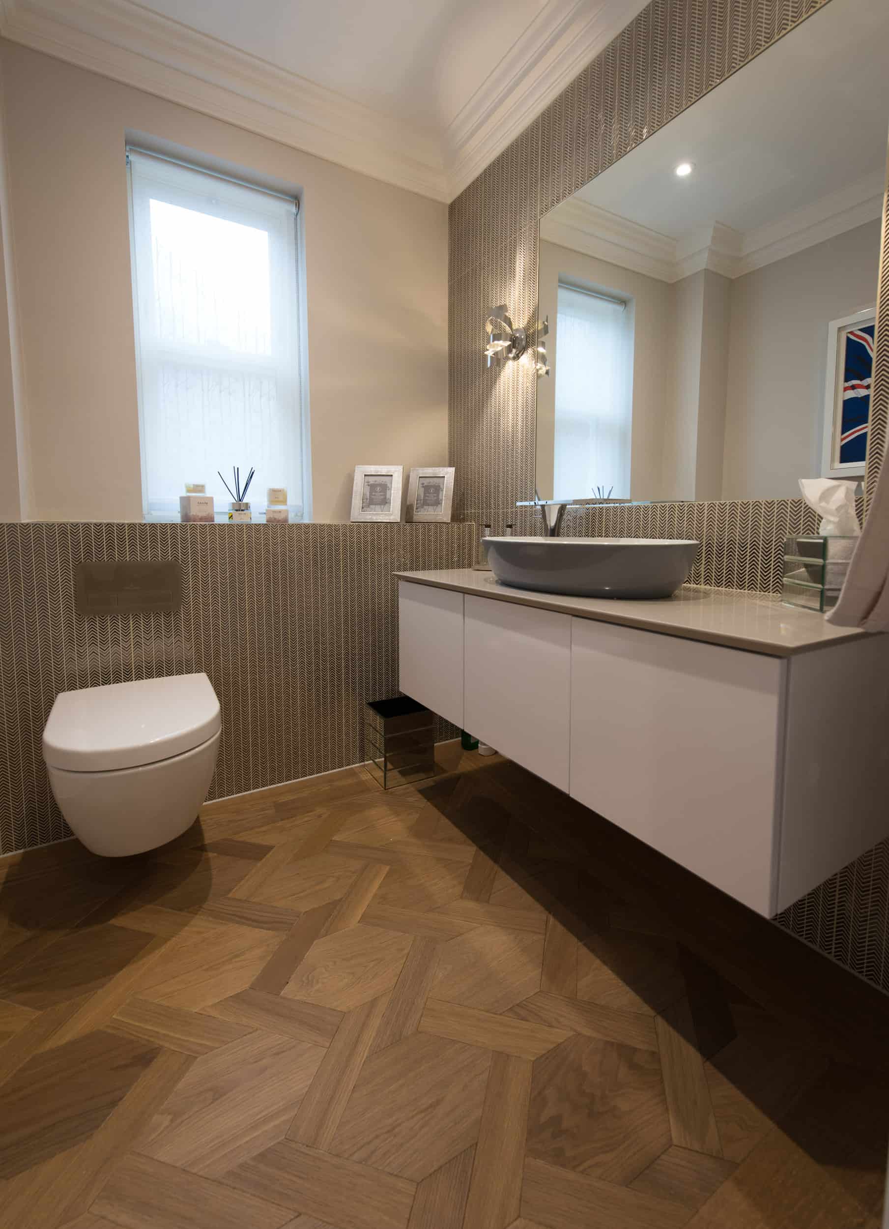 Meribel Oak mansion weave parquet Wood Flooring