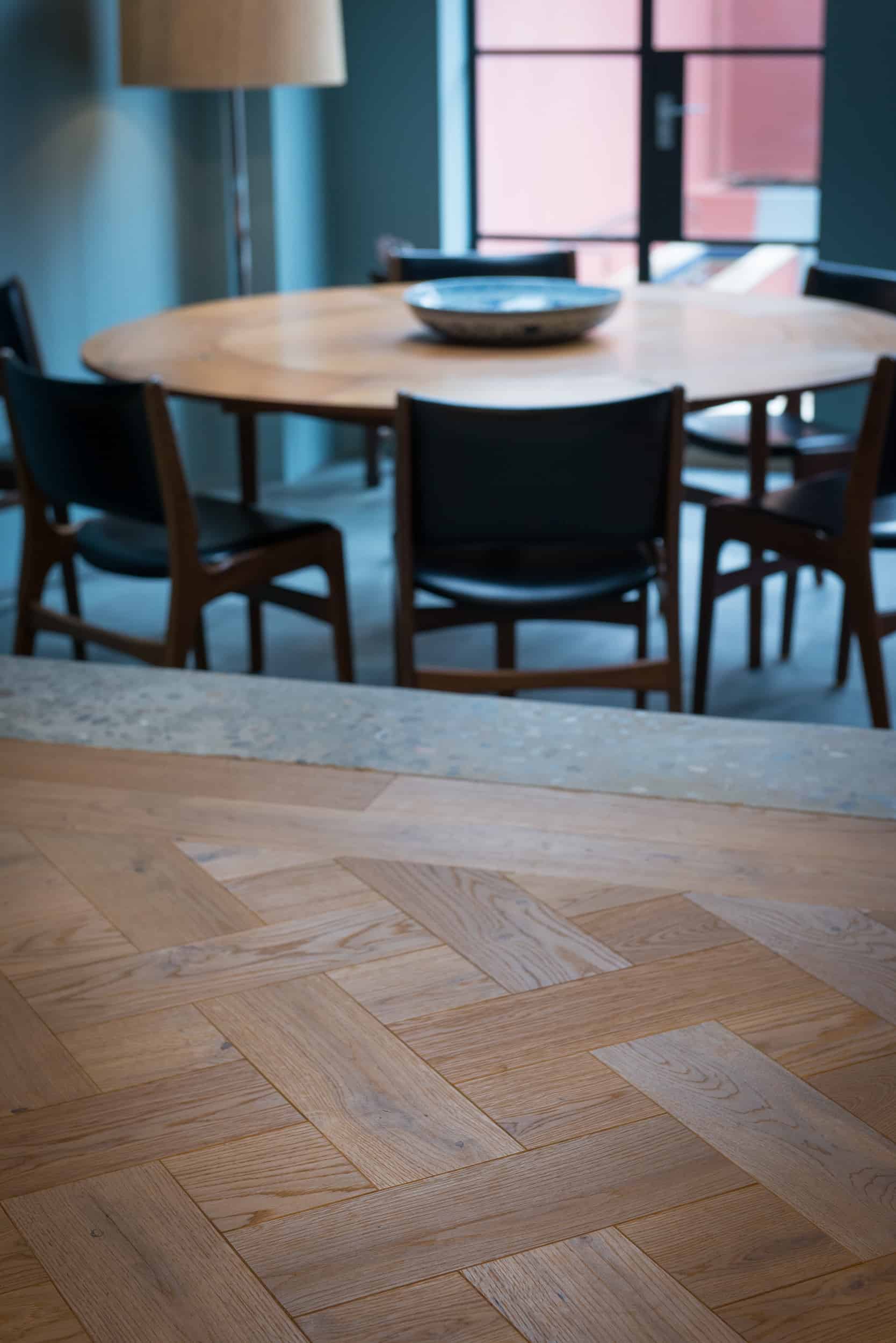 Basket Weave Oak Wood Flooring