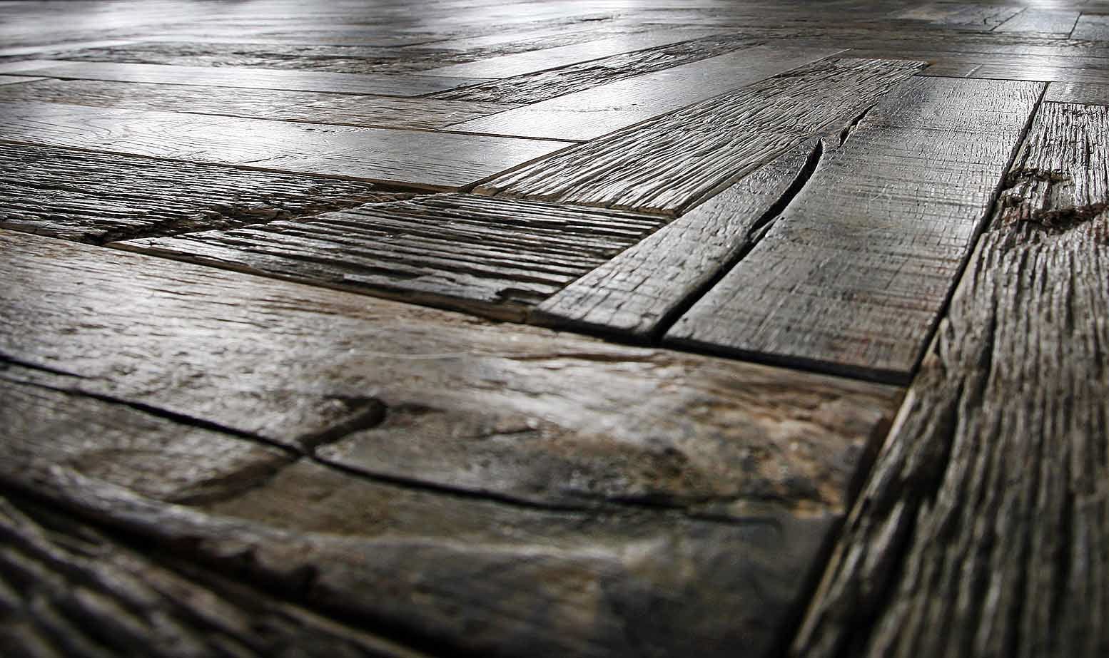 Reclaimed Herringbone Oak Flooring