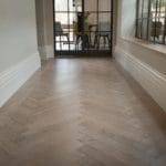 Dominica Oak Herringbone Flooring grey