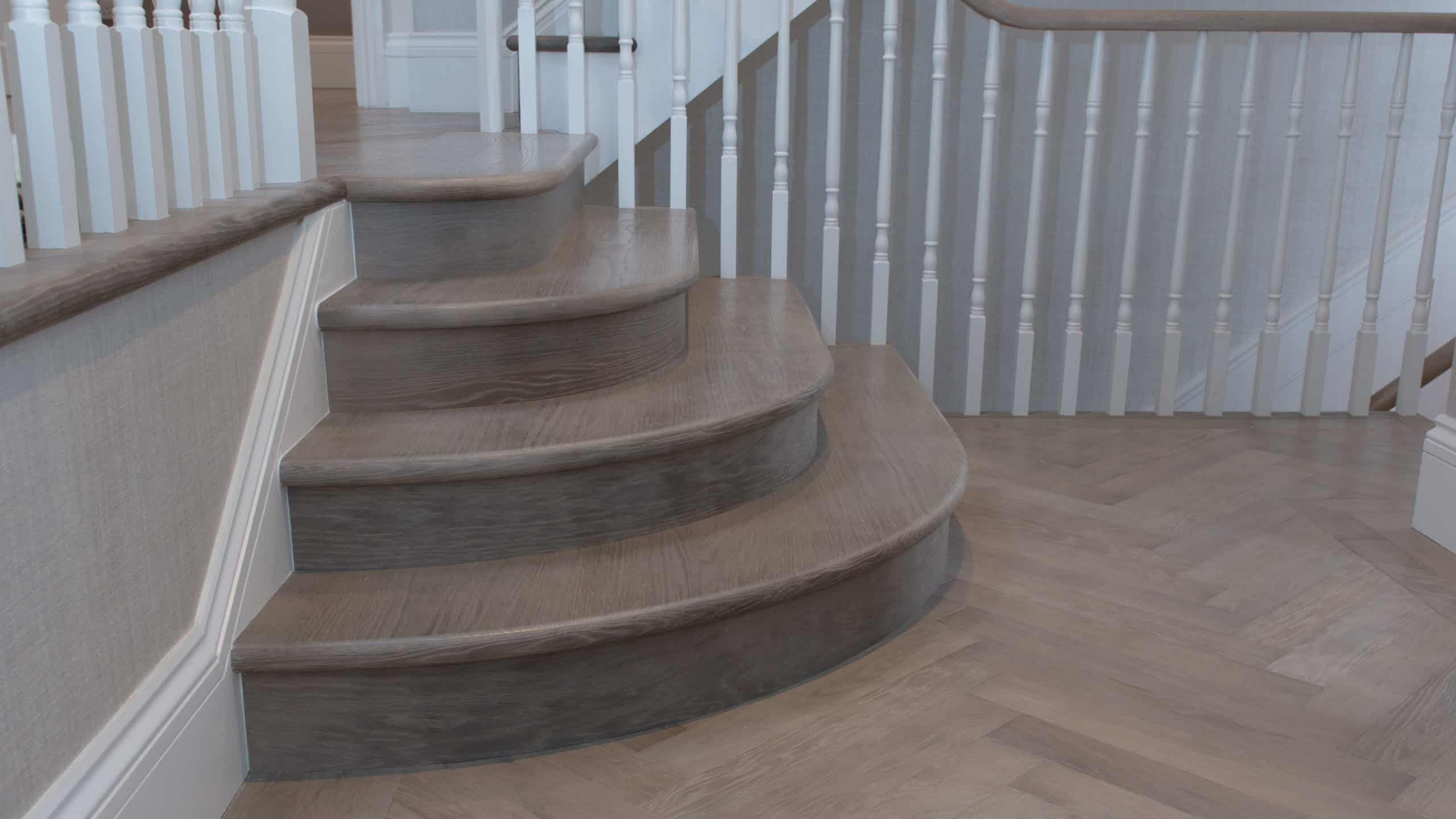 Dominica Oak Flooring on Stairs