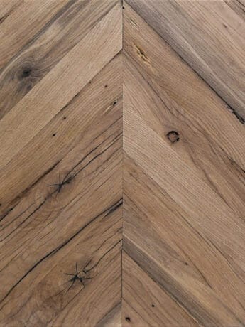 Reclaimed Oak Chevron Wood Flooring