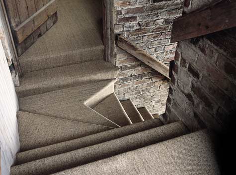 Sisal Carpets on Stairs