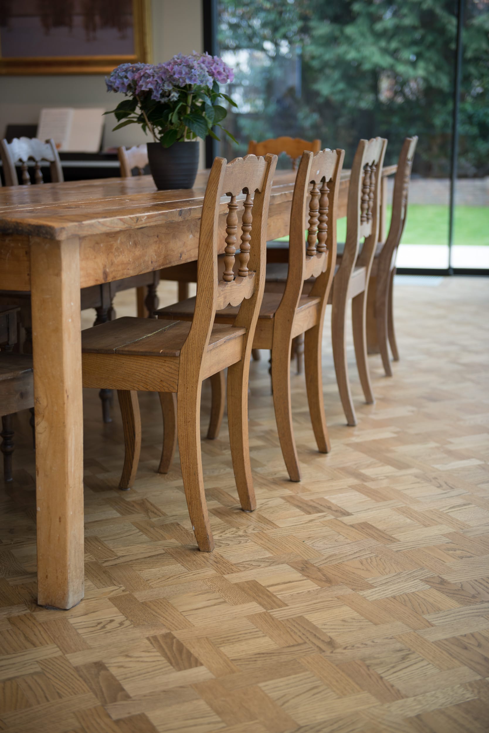 Light Custom Made Parquet Panels