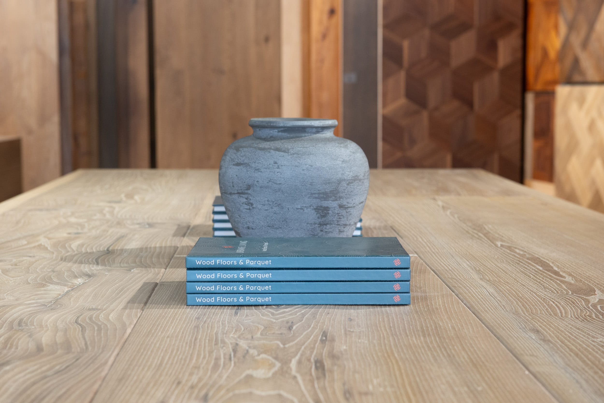 extra wide planks in showroom