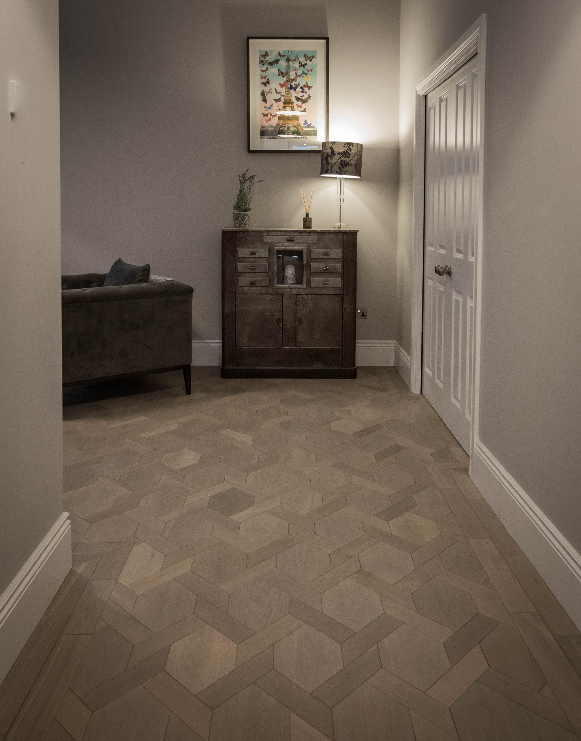 Harley Oak Mansion Weave Parquet Wood Flooring