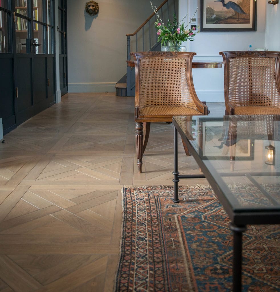 Wigmore Oak Parquet Panel Wood Flooring