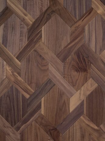 American Walnut in Mansion Weave Design