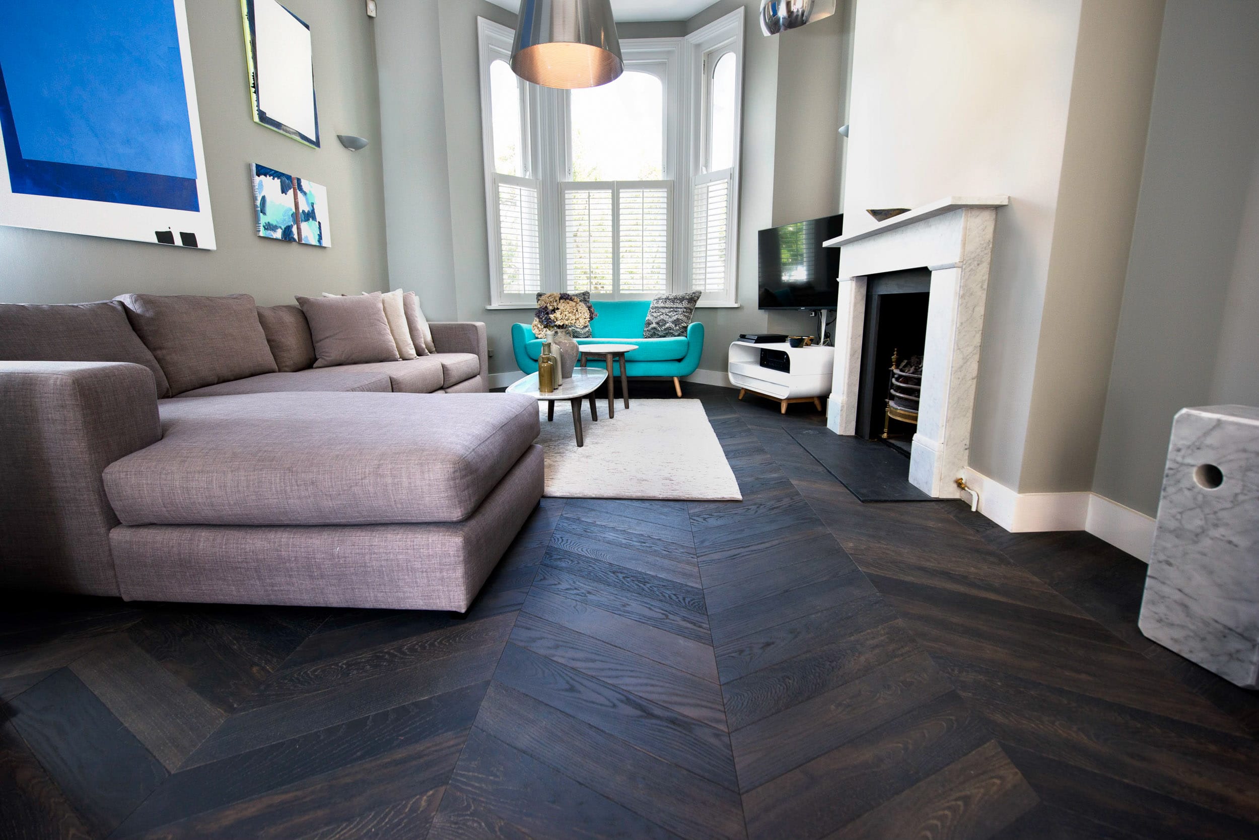 Pitcairn Oak Chevron Parquet Wood Flooring