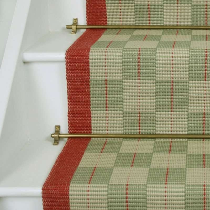 Greenwich-1-Stairs Greenwich 1 colour Flatweave Runner