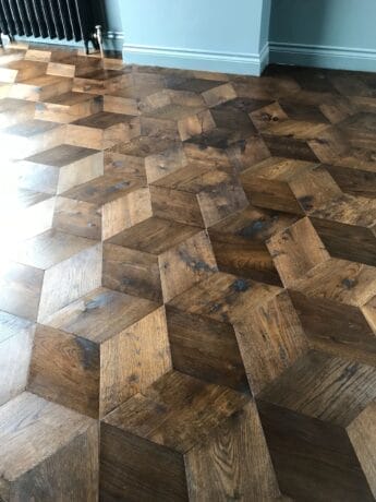 Aged Oak Cube Parquet