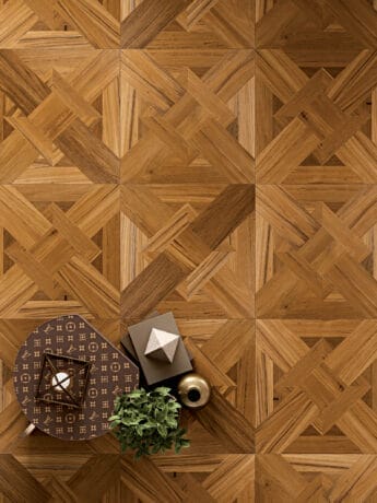 C104 Plantation Teak Parquet Panel Wood Flooring
