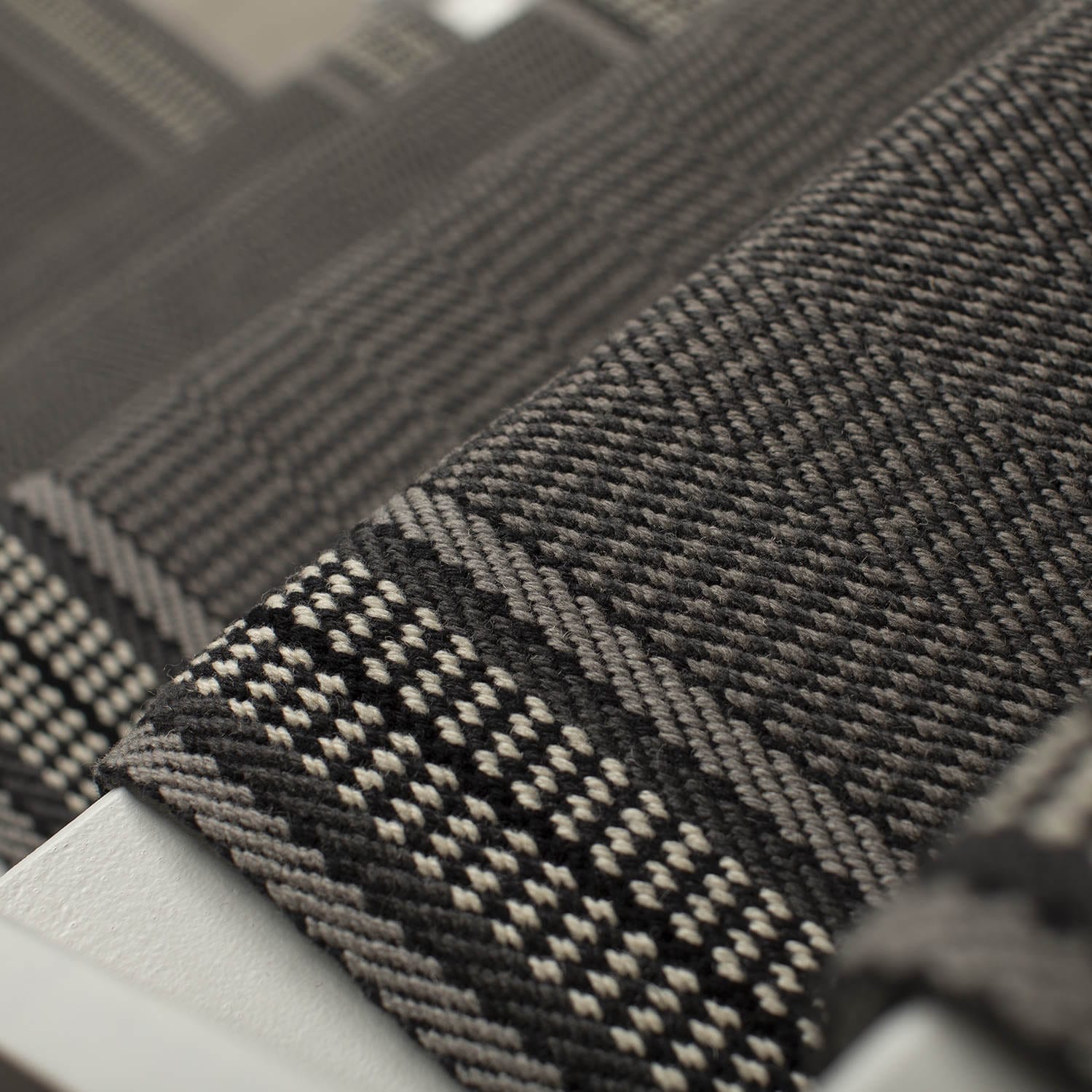 Pelham Slate Flatweave Stair Runner