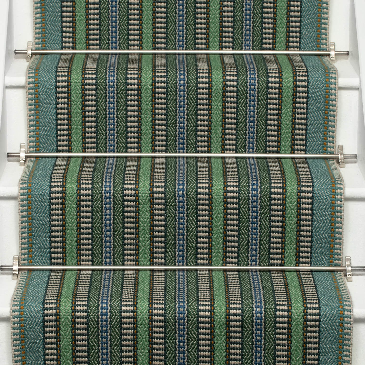 Roger Oates Flatweave Runner Morella Emerald