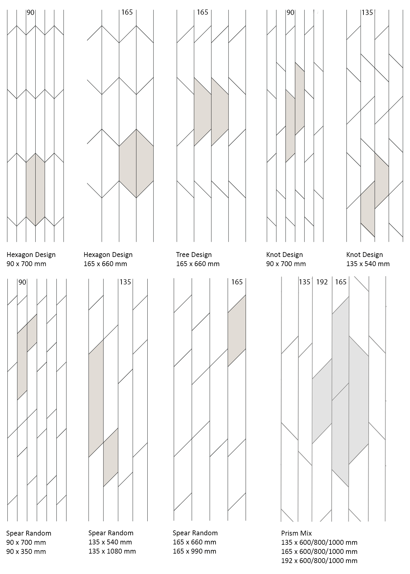 Laying Patterns diagram