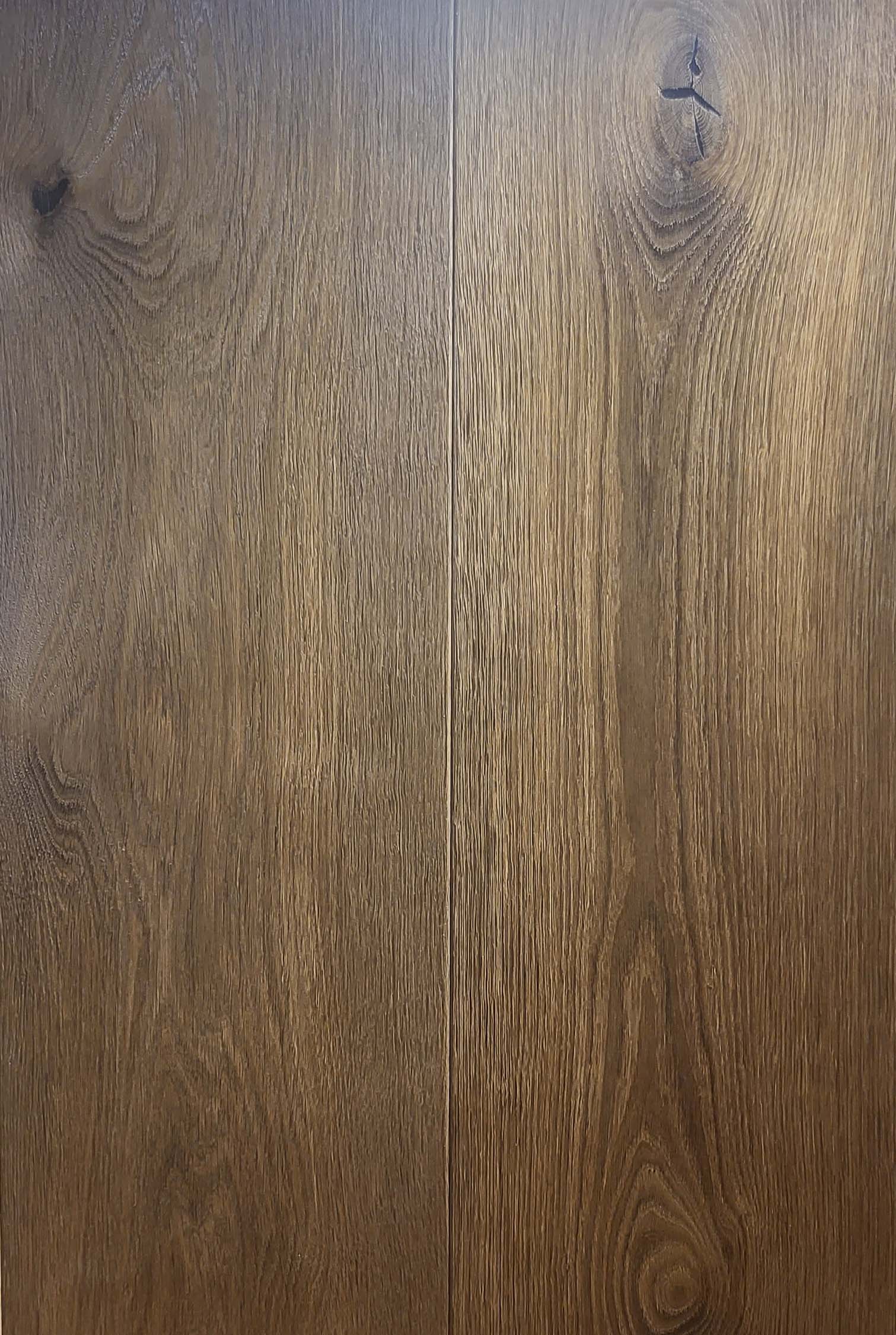 Dark smoked oak flooring aged