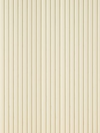 Fluted wall panelling in oak with Pure White Lacquer finish