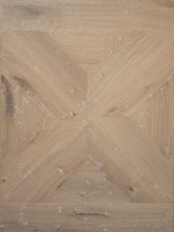 Distressed Oak Parquet Panel