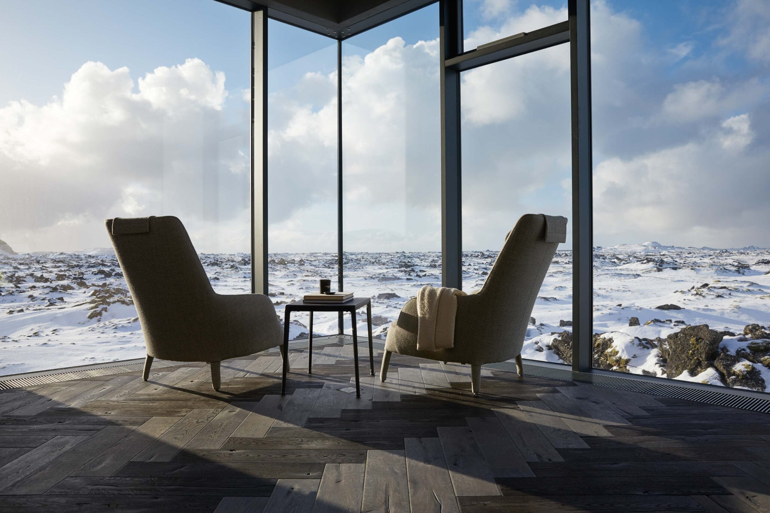 Rivington Oak Rivington Oak Herringbone in modern setting