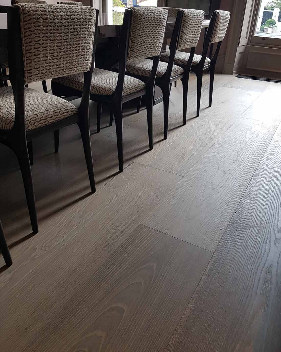 Premier Quality Wood Floors in Dining Room