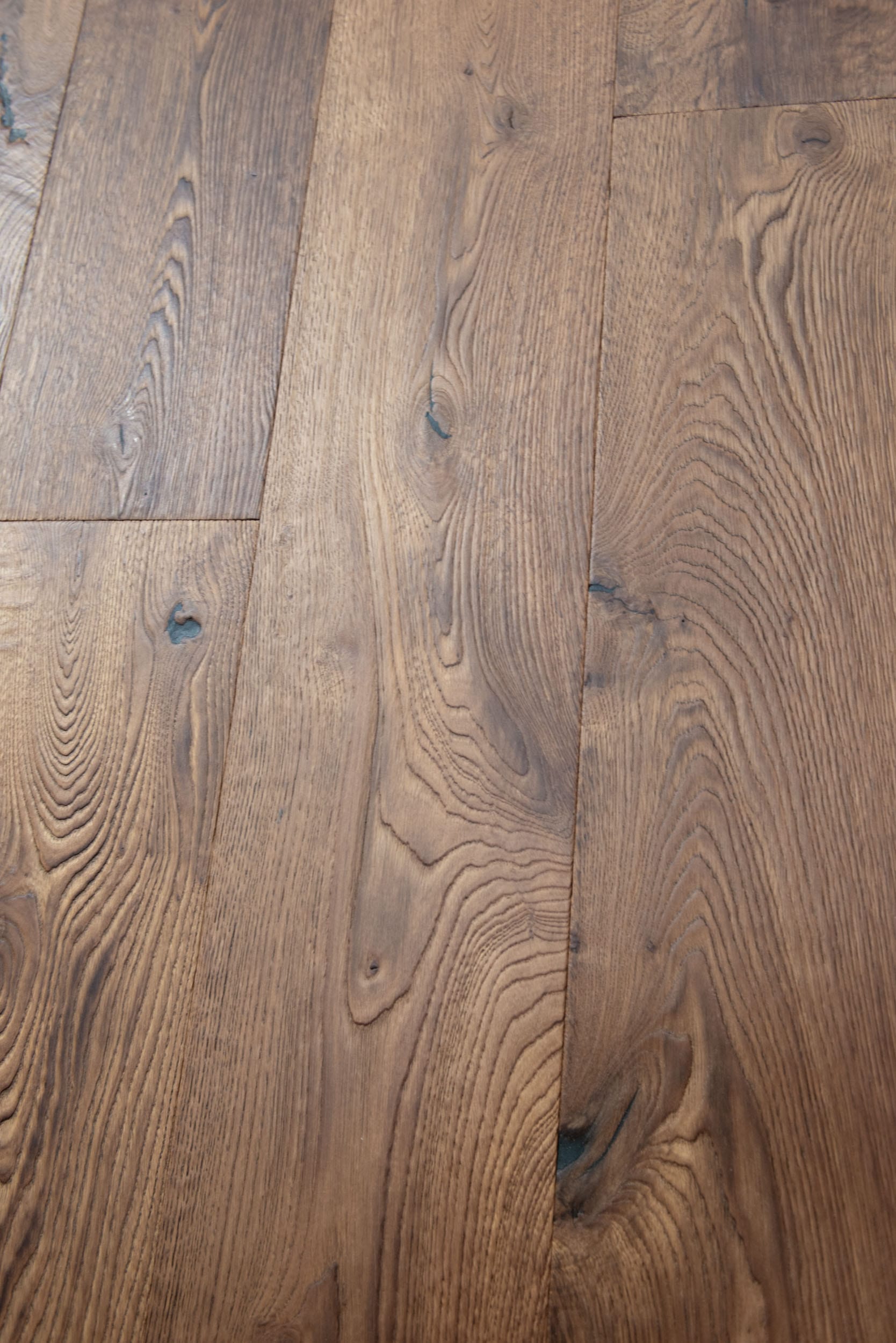 Broxbourne Aged Oak Flooring dark brown textured oak flooring
