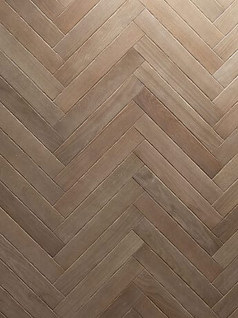 Narrow Strip Herringbone with hand scrapped edges